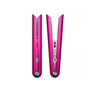 Refurbished Dyson Corrale Hair Straightener in Fuchsia/Bright Nickel with flexing plates.