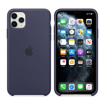 iPhone 11 Pro Max Silicone Case - Midnight
