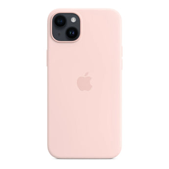 iPhone 14 Plus Silicone Case with Magsafe - Chalk Pink