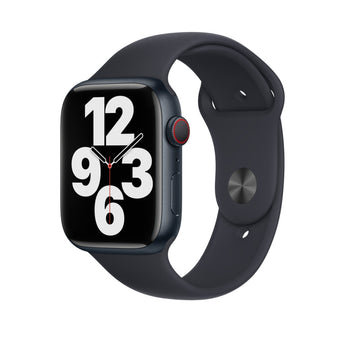 Refurbished Apple Watch Series 7 - 41mm Midnight Aluminium Case with Black Sport Band