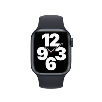 Refurbished Apple Watch Series 7 - 41mm Midnight Aluminium Case with Black Sport Band