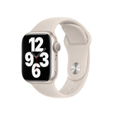 Refurbished Apple Watch Series 7 - 45mm Starlight Aluminium Case with White Sport Band
