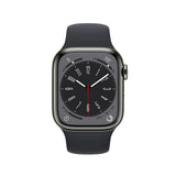 Refurbished Apple Watch Series 8 - 45mm Graphite Stainless Steel Case with Black Sport Band