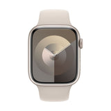 Refurbished Apple Watch Series 9 - 41mm Starlight Aluminium Case with White Sport Band