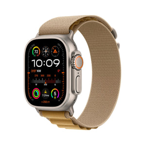 Refurbished Apple Watch Ultra 2 - 49mm Natural Titanium Case with Beige Alpine Loop Band