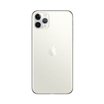 Refurbished iPhone 11 Pro Silver with advanced camera and Super Retina XDR display.