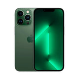 Refurbished iPhone 13 Pro Max in Alpine Green with A15 chip.