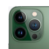 Refurbished iPhone 13 Pro Max in Alpine Green with A15 chip and advanced features.