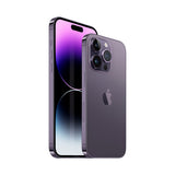 Refurbished iPhone 14 Pro Deep Purple with advanced camera and Super Retina XDR display.