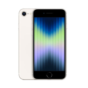 Refurbished iPhone SE 2022 Starlight with A15 Bionic chip.